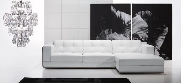 Sofá de diseño blanco Sofá de diseño blanco