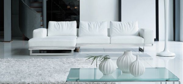 Sofá de diseño blanco Sofá de diseño blanco