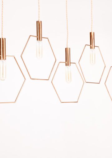 Lámpara Inspirada en las Colmenas de las Abejas