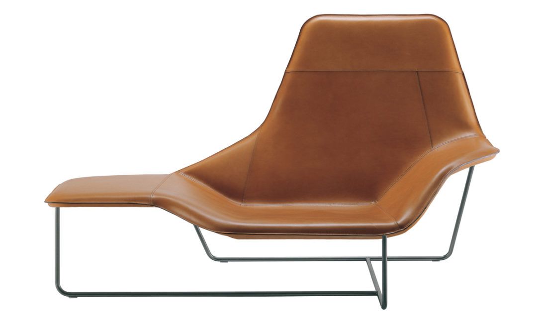 Un Sillón Estilo Chaise Longue con un Diseño Muy Elegante