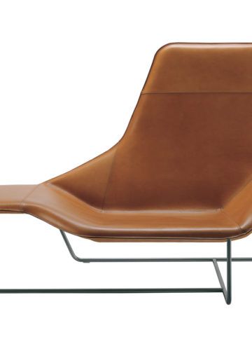 Un Sillón Estilo Chaise Longue con un Diseño Muy Elegante