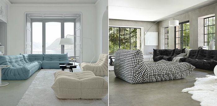 La Colección de Sofás Togo se Renueva con la Firma Ligne Roset