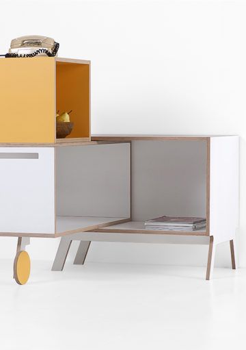 Aparador Retro con Sistema Modular