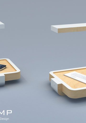 Una Lámpara de Noche muy Funcional con un Estilo Moderno Sin Igual