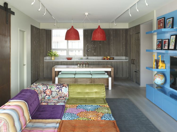 Diseño de interiores de Vivienda de estilo bohemio