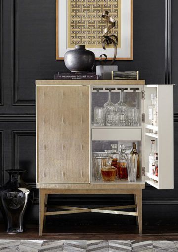 Regresa el Estilo Hollywood Regency con este Mueble Bar