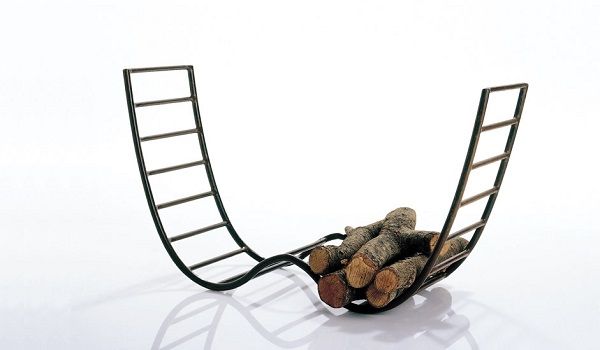 Leñeras para Chimenea con una Estética Muy Artística