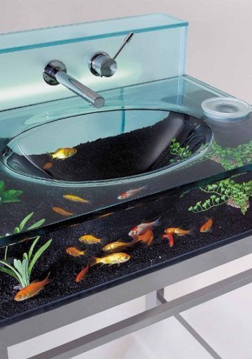 Acuarios de Diseño Customizados en Otros Muebles de la Casa