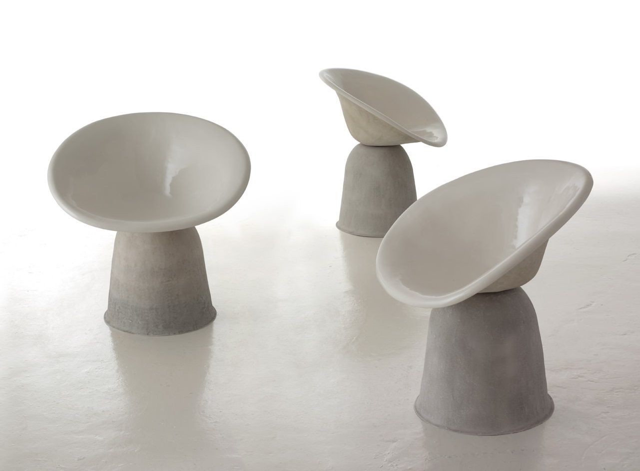 Silla con estética escultural