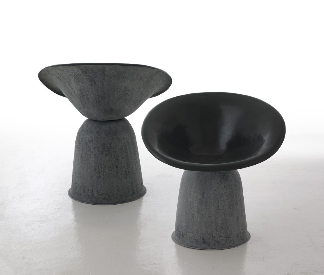 Silla con estética escultural