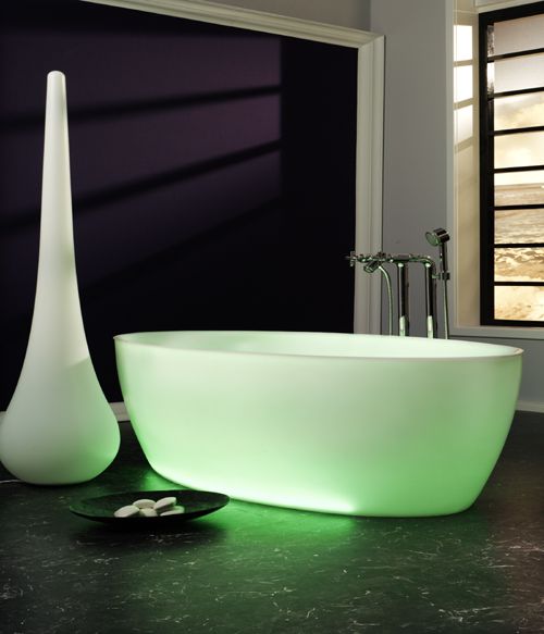 Bañera con luz propia