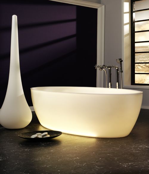 Bañera con luz propia
