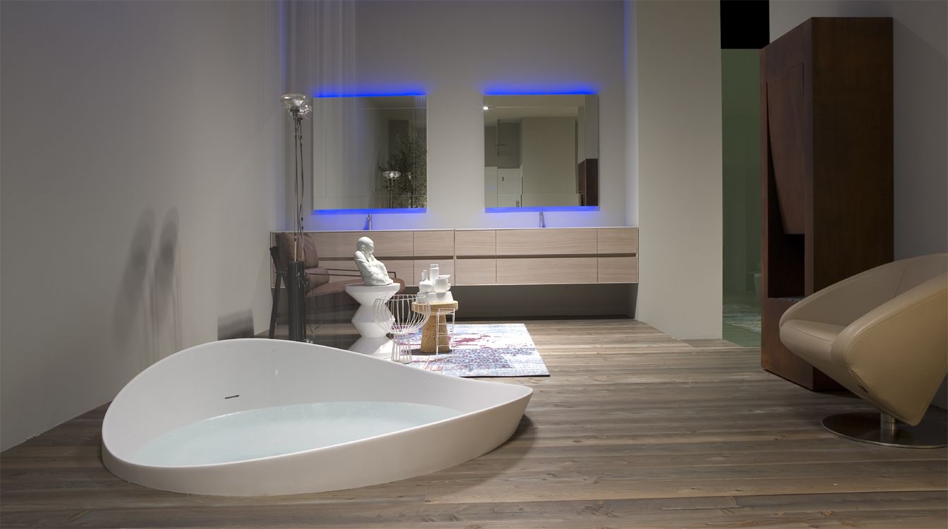 Bañera de diseño de lujo