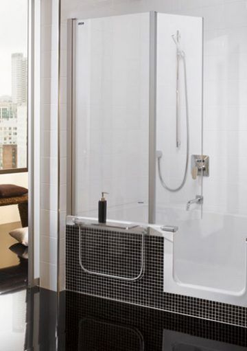 Blanco, Negro y Gresite, la Mejor Manera de Diseñar un Baño Sofisticado