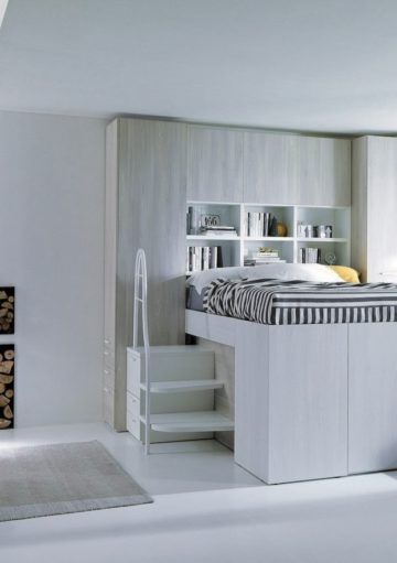 Cama y Armario, Dos en Uno para Ahorrar Espacio en el Dormitorio