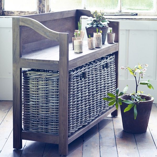 Mueble y Cesto rústico Mueble y Cesto rústico