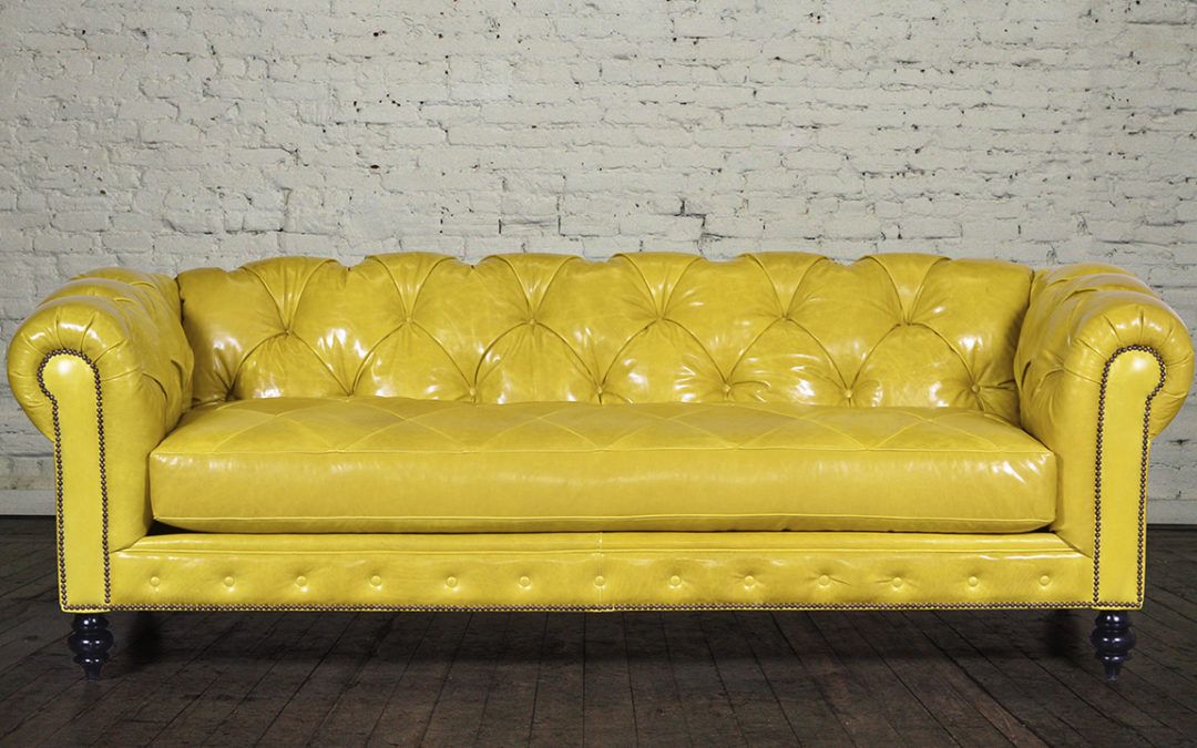 El Sofá Chesterfield a Todo Color, la Propuesta de la Temporada