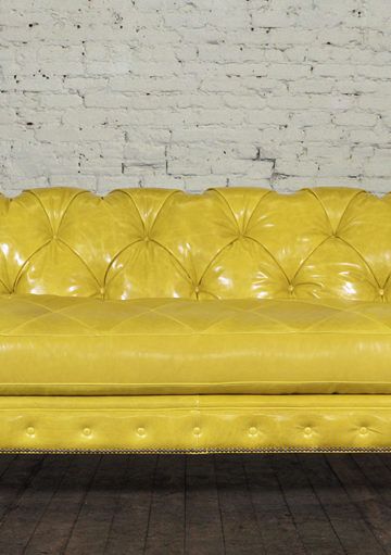 El Sofá Chesterfield a Todo Color, la Propuesta de la Temporada