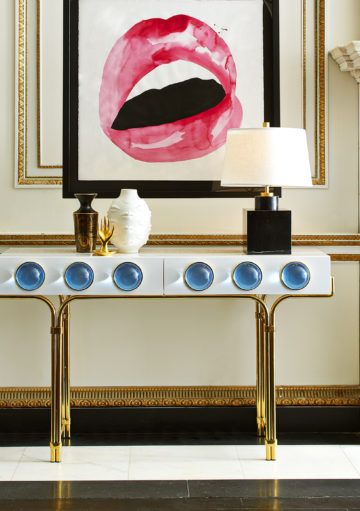 El Glamour Llega al Hogar con esta Consola con Esencia Futurista