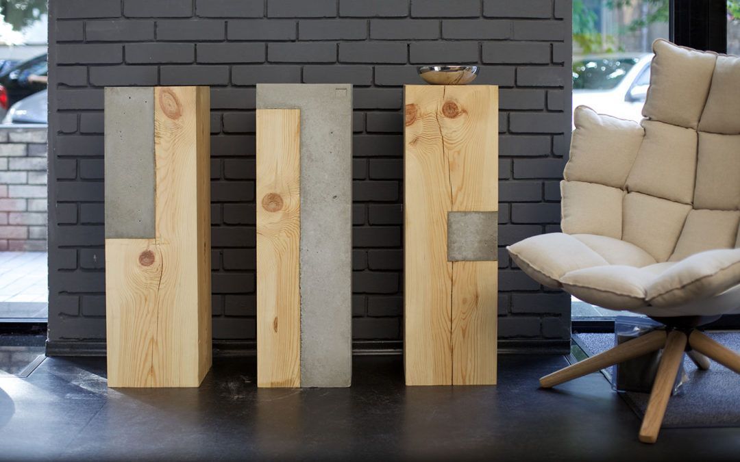 Un Consola de Tres Piezas con un Toque Muy Artístico