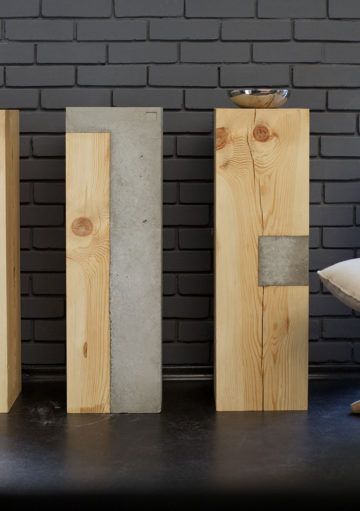 Un Consola de Tres Piezas con un Toque Muy Artístico