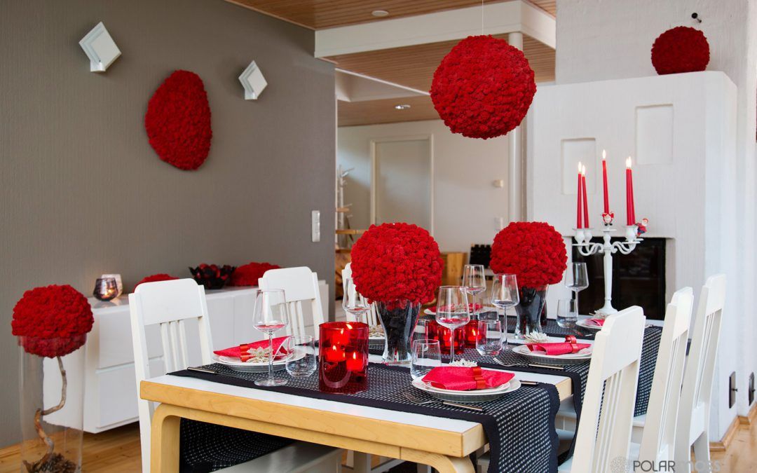 Decoración con Musgo y a Todo Color para el Hogar