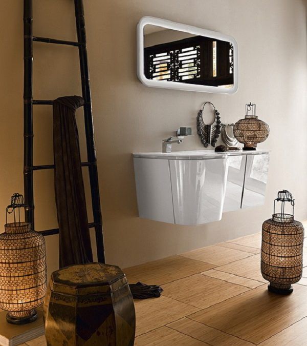 Escaleras de Madera, un Elemento más de Decoración en el Baño