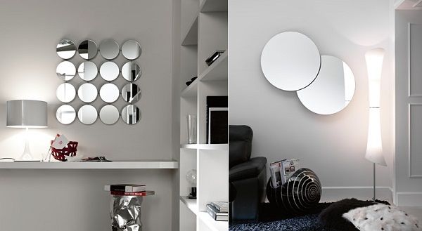Espejos de diseño con formas geométricas Espejos de diseño con formas geométricas