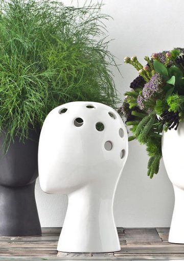 Decoración Original: Un Florero con Aspecto de Tocado