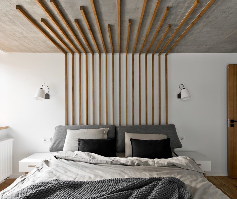 Iluminación Única para un Dormitorio muy Estiloso