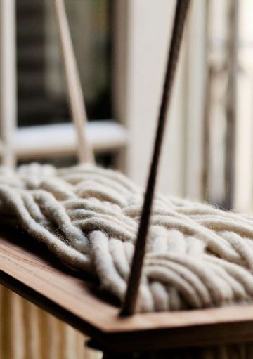 Hamaca Colgante en Forma de Silla para Crear un Toque Muy Especial