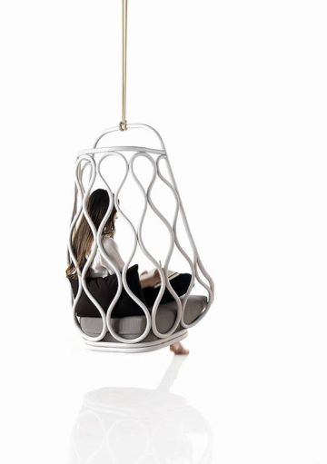 Una Silla Colgante para los Momentos de Mayor Relax en Casa