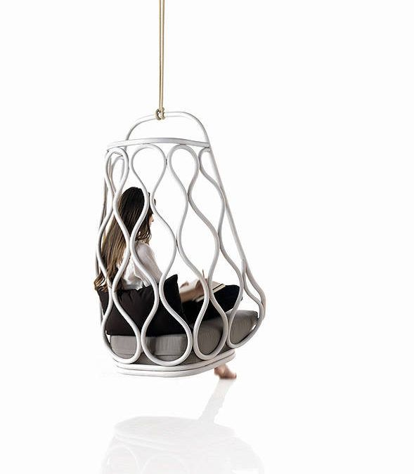 Una Silla Colgante para los Momentos de Mayor Relax en Casa