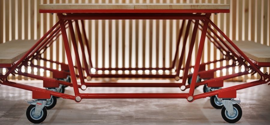 Mesa de Picnic al Estilo Bicicleta