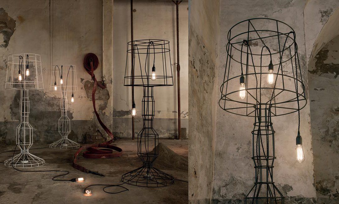 Lámparas con Estructura de Esqueleto con un Diseño Único