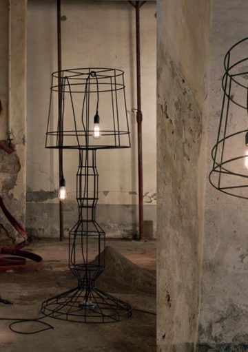 Lámparas con Estructura de Esqueleto con un Diseño Único