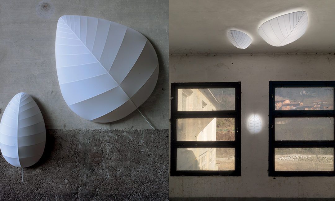 Iluminación Original: Hojas de Árbol Convertidas en Lámparas