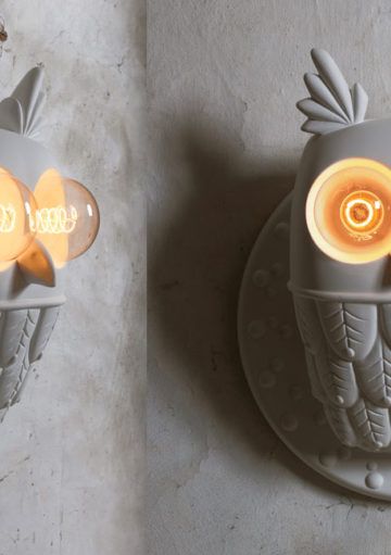 Búhos Convertidos en Lámparas Iluminan el Hogar