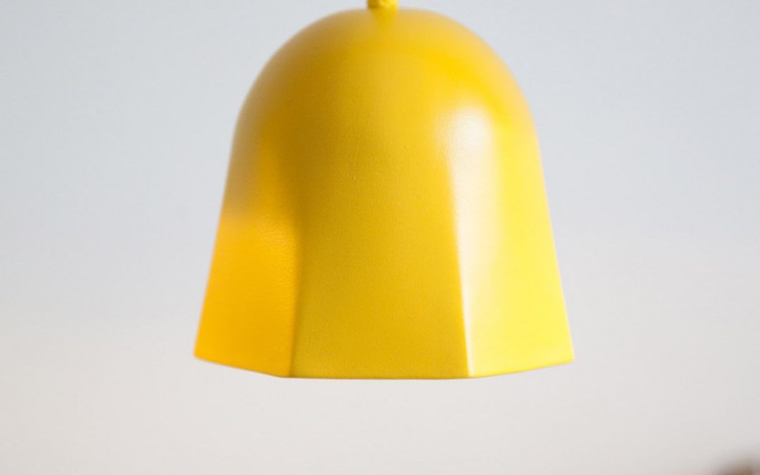 Lámpara Colgante en Color Amarillo para Cocinas Creativas