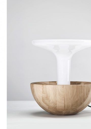 Iluminación Original: Una Lámpara en forma de Seta Invertida