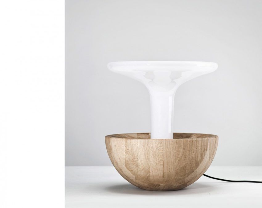 Iluminación Original: Una Lámpara en forma de Seta Invertida