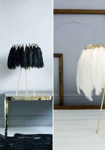 Una Lámpara de Plumas, la Más Glamourosa del Lugar