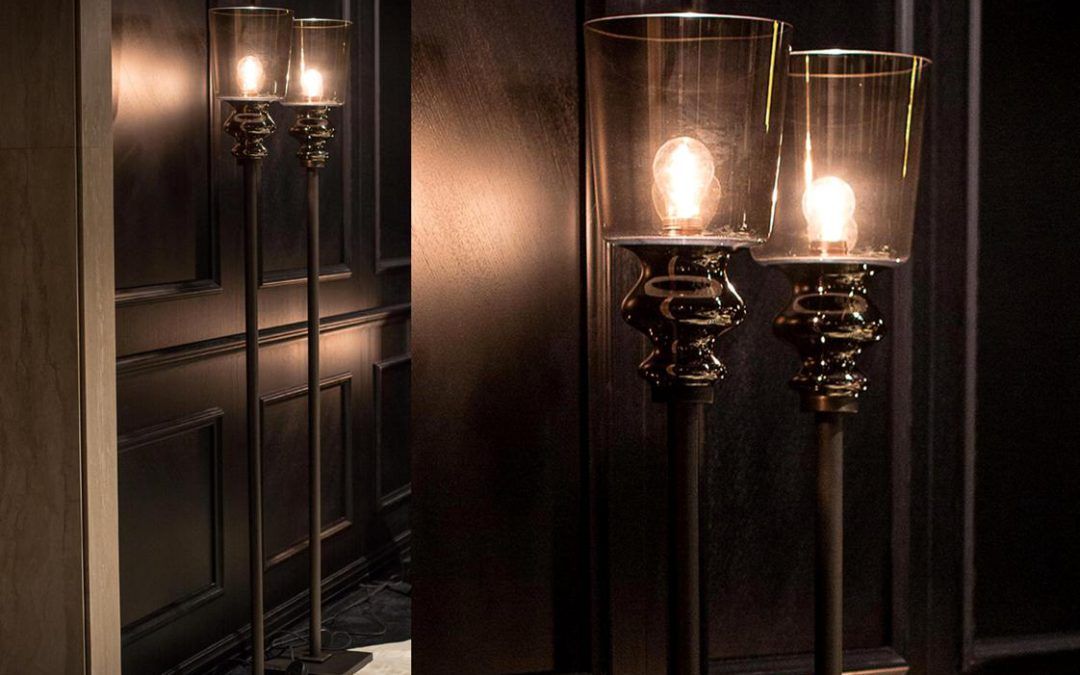 Espacios Románticos: Una Lámpara de Pie Inspirada en los Antiguos Candeleros