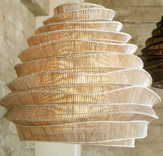 Lámpara de diseño oriental hecha de bambú Lámpara de diseño oriental hecha de bambú