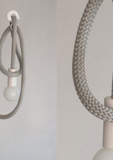 Lámpara de Cuerda y Bombilla, la Mejor Propuesta de Estilo Industrial