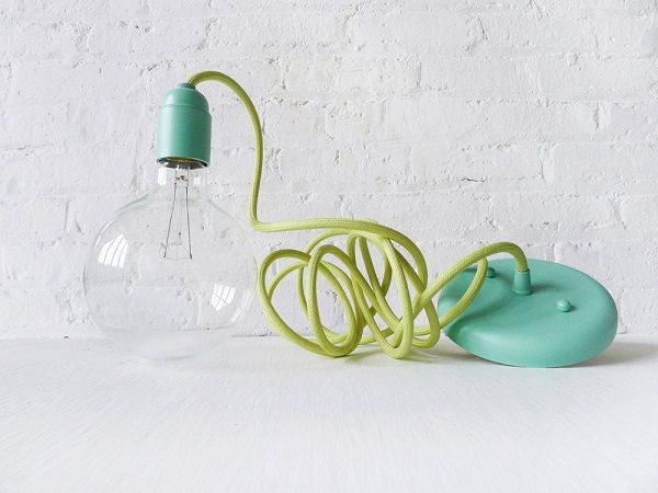 Una lámpara con un Toque Muy Creativo