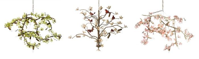 Lámparas con Motivos Florares con un Diseño Único