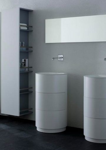 Un Lavabo Circular de Diseño