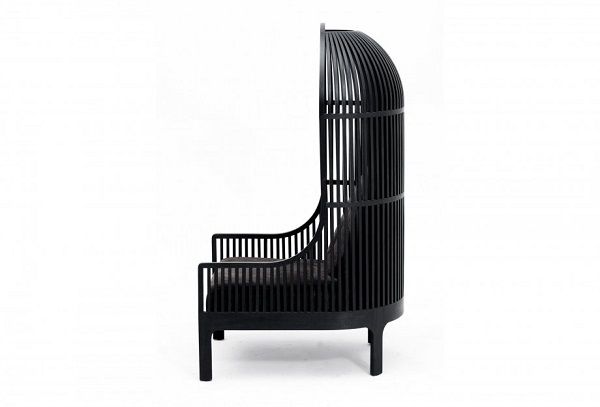 Sillón con caparazón de diseño