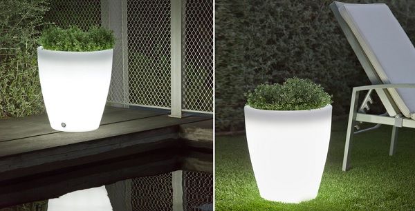 Maceteros con Luz, la Guinda del Pastel en la Terraza